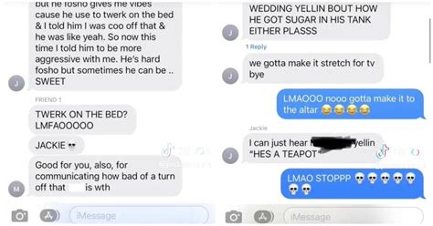 jackie text leaks|Jackie Texts ‘Love Is Blind’ Season 4, Leaked Marshall Messages